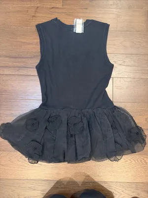By Anthropologie Black Floral Peplum Top Size Medium NWT - C61-090 thumbnail 9