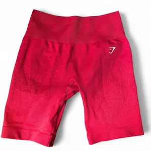 Gymshark Adapt Ombre Seamless Biker Cycling Shorts Red Pink High Waisted Ribbed Waistband Gym Workout Exercise Yoga Athletic Atleisure Sz S - Measurement in pics thumbnail 1