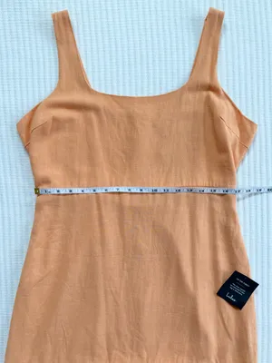 Lulu's Feel the Sunshine Washed Orange Tassel Mini Dress NWT thumbnail 7