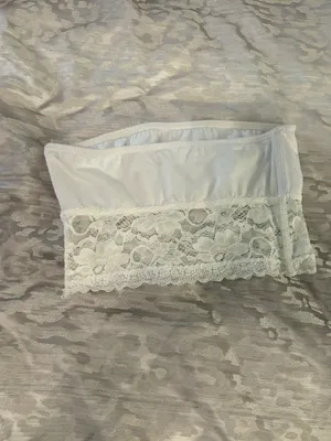 White Lace Tube Top thumbnail 3