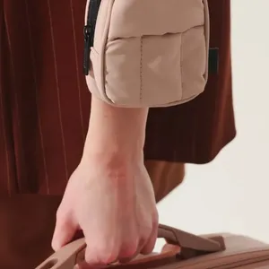 Calpak Luka Backpack Key Pouch in Rose Quartz thumbnail 2