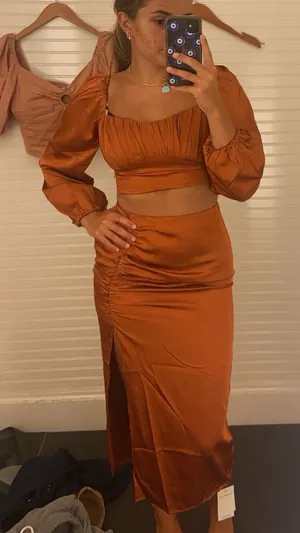 Abercrombie and Fitch Satin Matching Set thumbnail 1