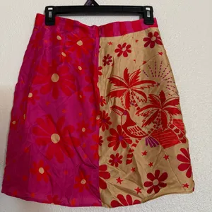 Farm Rio wrap slip mini skirt thumbnail 6
