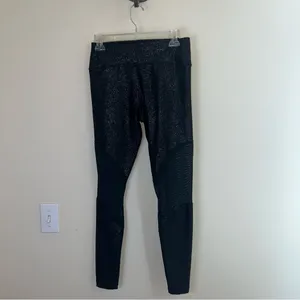 Nike Dri-FIT Gold Flecked Mesh Panel‎ Leggings Size M thumbnail 2
