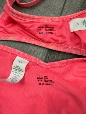 Aerie Pink Print Bikini Set thumbnail 13