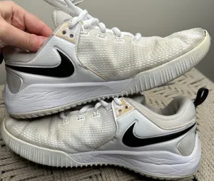 Nike: White Volleyball Sneakers thumbnail 2