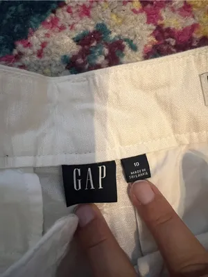 Gap size 10 pleated linen pant thumbnail 8