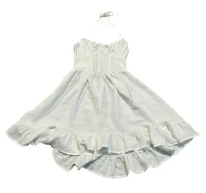 LUCY IN THE SKY white milkmaid dress thumbnail 1