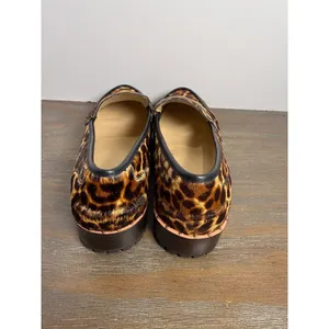 Vince Camuto Leopard Calf Hair Lug‎ Sole Loafers Size 7 New Statement thumbnail 8