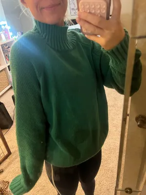 Mockneck sweater Green thumbnail 2