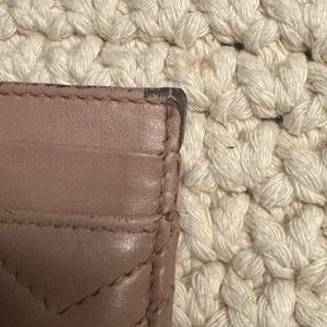 Gucci Taupe Leather Card Holder with GG Logo thumbnail 4
