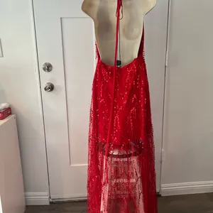 Hello Molly Red Backless Sequin Dress thumbnail 7