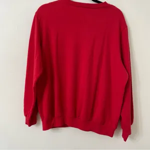 {L} Blair Penguin Tower Pyramid Vintage Grandma Sweatshirt Christmas Winter thumbnail 2