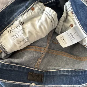 Mother insider crop step fray not rough enough jeans thumbnail 6