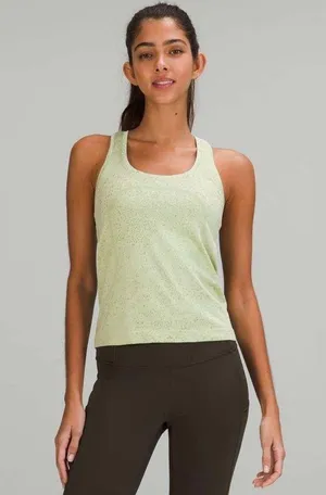 Lululemon Swiftly Tech Racerback Tank Top 2.0 *Race Length Distorted Noise Creamy Mint / Cedar Green 4 thumbnail 1