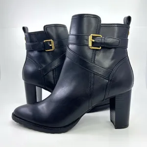 Giani Bernini Ninha Booties Size 10 Black Block Heel Buckle Dress Boots NWOB thumbnail 9