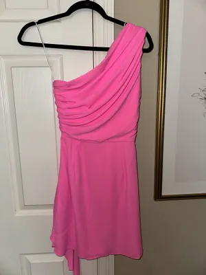 Amanda Uprichard Dress Mini Pink thumbnail 4