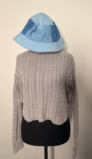 Aerie Bucket Hat Denim thumbnail 1