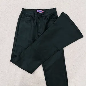 Edikted Leather Flare Pants thumbnail 1