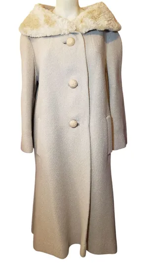 Vintage 60s Forstmann Stevens union label wool swing coat (see measureme… thumbnail 1