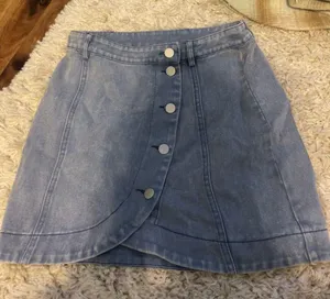 Boutique Mini Skirt Blue Size M thumbnail 1