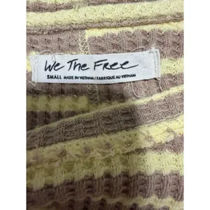Free People We The Free Pretty Little Thermal Oat Combo-Elise Stripe Women's Size Small‎ thumbnail 11