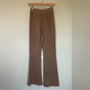 Risen Brown Wide Leg Lounge Pants Women's‎ Small Neutral thumbnail 2