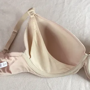 Womens Gilligan & O’Malley Nursing Bra Underwired Soft Nude Beige Size 36DDD thumbnail 5