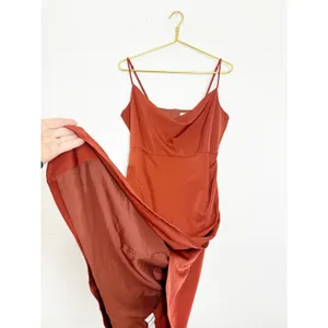 ShowPo Dazzling Lights Midi Dress Size 10 Satin Copper Rust thumbnail 12