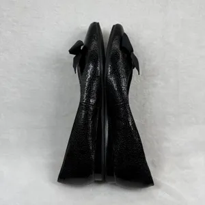 Kenneth Cole Reaction Black Textured Bow Pointed Toe Ballet‎ Flats Shoes 7.5 thumbnail 8