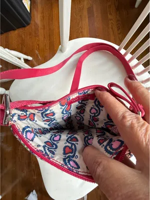 Vera Bradley Small Crossbody Bag in Pink Floral Quilted Cotton thumbnail 7