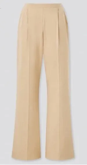 Uniqlo Mame Kurogouchi AIRism Pants Quiet Luxury Neutral Minimal Classic XS‎ thumbnail 1