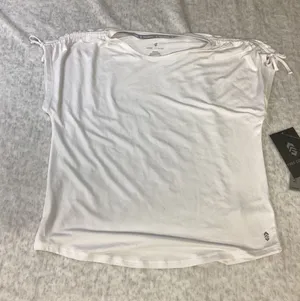 Free Country Womens Microtech Chill Dolman Sleeve Top White Medium 7ILAS4327 NWT thumbnail 1