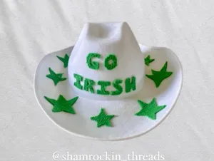 University of Notre Dame bow cowboy hat thumbnail 2