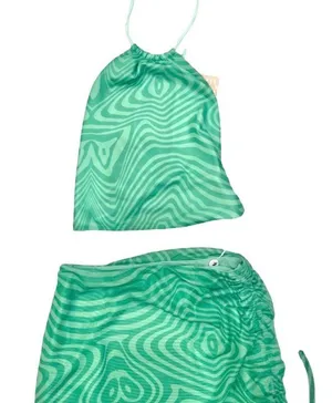 Tiger Mist Two-Piece Skirt Set Green Size Small thumbnail 3