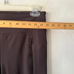 Athleta Stallar Tight UPF Mocha‎ Brown Espresso High Rise Zipped Athleisure thumbnail 8
