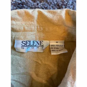 Vintage 90s Selene Sport 100% Raw Silk Matching Cargo Pant & Shirt 2-Piece Set thumbnail 4