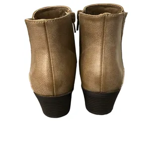 Frye & Co. JUDE Western Style Side Zip Ankle Boots Beige Taupe Sz 8.5M thumbnail 5