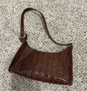 Brown shoulder bag thumbnail 1
