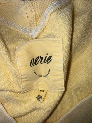 Aerie Downtime V-Neck Sweatshirt Size Medium thumbnail 5