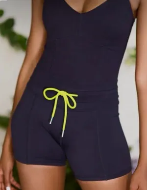 POPFLEX Go Time Navy Blue Shortsie XS thumbnail 1