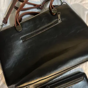 Love and Freedom Leather Purse with Wallet thumbnail 5