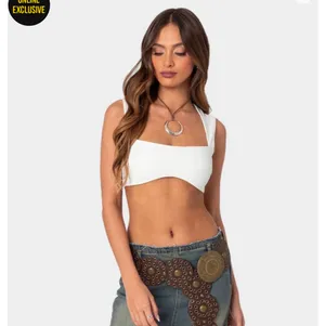 White crop top thumbnail 6