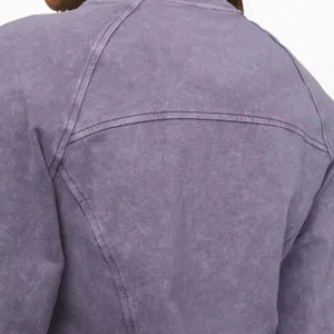 Lululemon Washed Purple Quartz Scuba Crewneck Sweatshirt - Size - 6 thumbnail 4