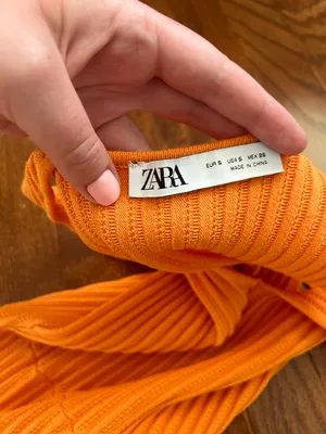 Zara Orange Midi Dress thumbnail 3