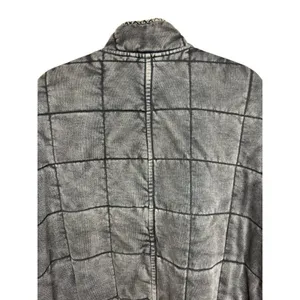 Free‎ People Dolman Knit Quilted Jacket Black Women's Size Medium thumbnail 4