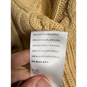 Urban Outfitters‎ Cropped Cable Knit Cardigan Balloon Sleeve S Cottagecore thumbnail 6