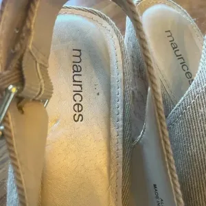 Maurices Cork Wedge Heels Sz 10 Danielle Slingback‎ Open Toe Cute! EUC! Bin A thumbnail 3