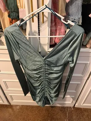 Boutique Teal Dress thumbnail 1