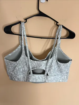 Avia Light Gray Printed Sports Bralette thumbnail 4